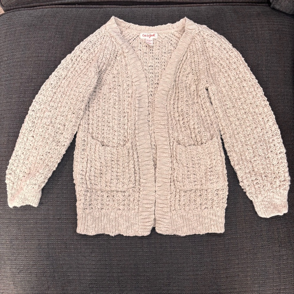 Cat & Jack - Girls Beige Cardigan